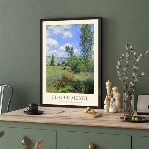 Digital Print Claude Monet Art Printable Wall Art View Of V Theuil