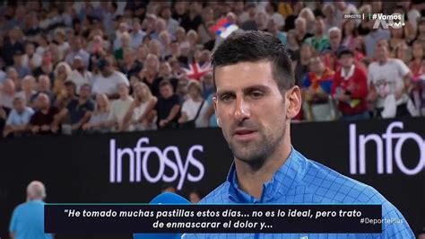 Tenis En Movistar Plus On Twitter Las Pastillas De Djokovic