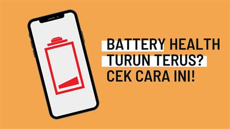 Cara Agar Battery Health Iphone Tidak Turun Youtube