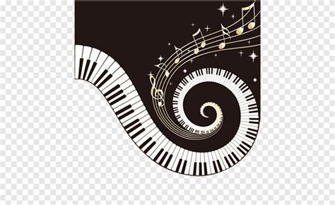 Keyboard Tiles With Musical Note Illustration Piano Keys For Spiral