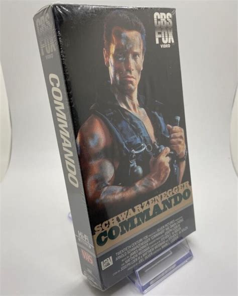 I Want My VHS On Twitter Commando VHS 1986 Sleeve Date CBS Fox