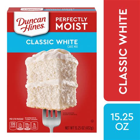 Duncan Hines Classic White Cake Mix 1525 Oz