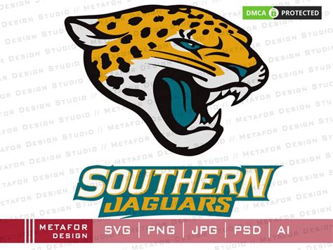 Southern University Jaguars Svg Png Football Mama Jaguar Etsy