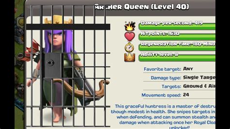 Clash Of Clans The Archer Queen Decoded Her Secret Revealed Youtube