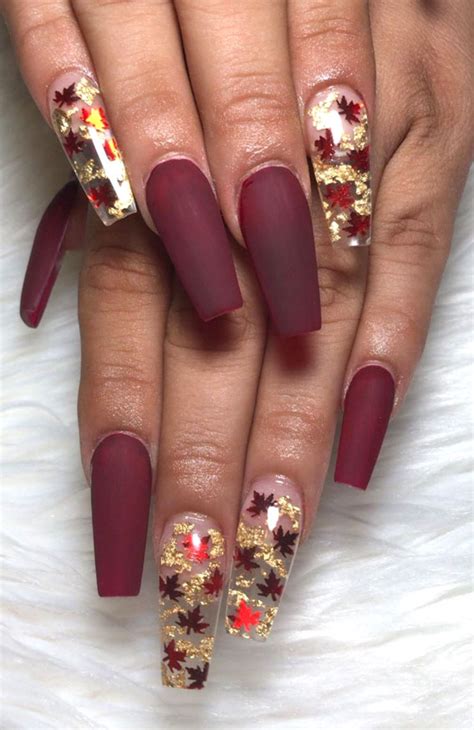 22 Trendy Fall Nail Design Ideas Deep Plum Nails