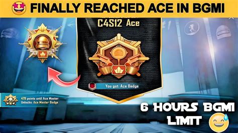 🤩 Finally Reached Ace In Bgmi C4s12 🔥 Solo Rank Push Tips And Tricks