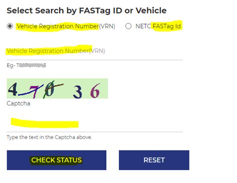 How To Check Fastag Status With Fastag Id Online Vehicle Owner