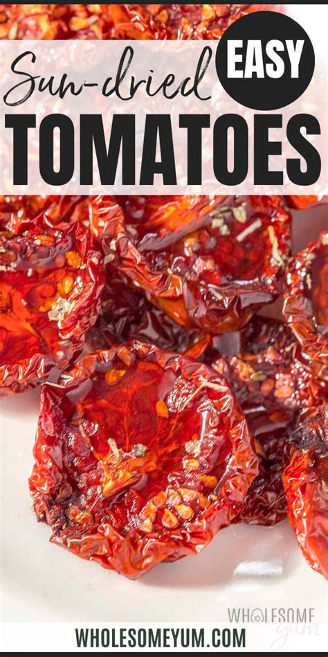 How To Make Sun Dried Tomatoes With A Dehydrator Artofit