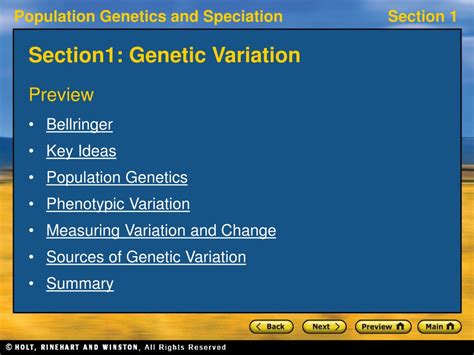 Ppt Section1 Genetic Variation Powerpoint Presentation Free Download Id9687590