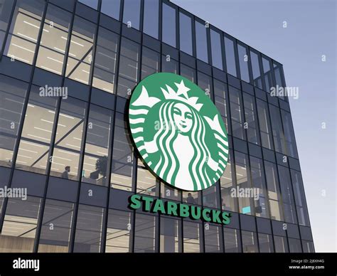 Seattle WA USA May 2 2022 Editorial Use Only 3D CGI Starbucks