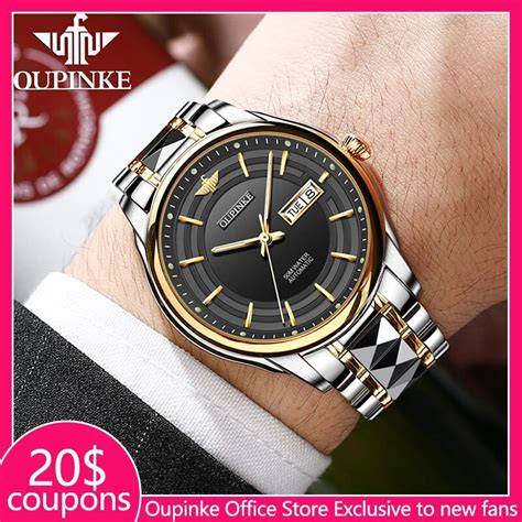 Oupinke Luxury Business Men Mechanical Watch Brand Men Watches