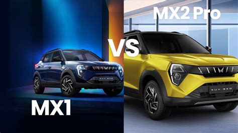 Difference Between Mahindra XUV 3X0 Variants MX1 Vs MX2 Pro YouTube