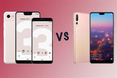 Google Pixel 3 And 3 XL Vs Huawei P20 Pro