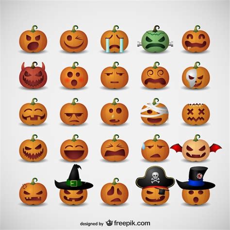 CONFUSEDSKY: Halloween Pumpkin Emoticons