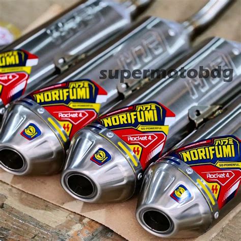 Jual Knalpot Norifumi Rocket Titanium Kompetisi Bore Up Se Klx Bf