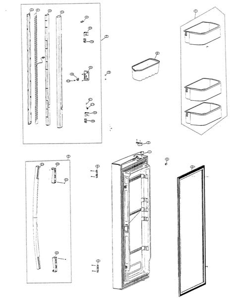 Schematic Diagram Of Samsung Rf4287hars Refrigerator Parts