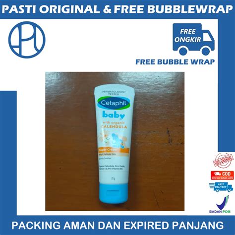 Jual Cetaphil Baby Diaper Cream With Organic Calendula 70gr Krim Ruam