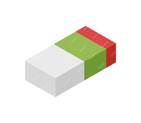 Premium Vector Isometric Eraser