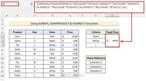 How To Use Sumifs Function With Multiple Sheets In Excel 3 Methods