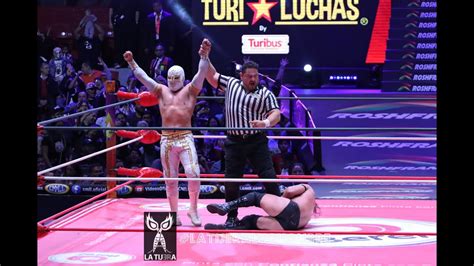 Triunfo de ídolos Místico Máscara Dorada y Flip Gordon derrotan a