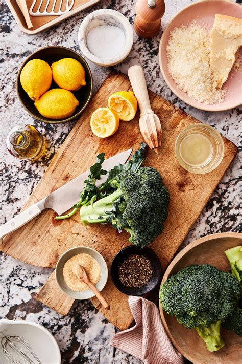 Lemon Parmesan Smashed Broccoli Kalejunkie