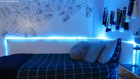 DIY LED Light Up Headboard