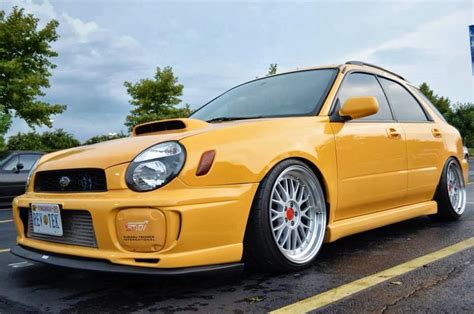 Yellow Subaru Impreza Sti Pinterest