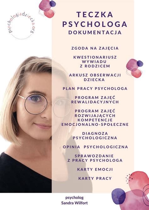 Teczka Psychologa Dokumentacja Z Oty Nauczyciel