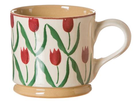 Large Mug Red Tulip Irish Pottery Nicholas Mosse Pottery Mugs