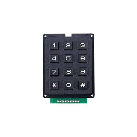 3x4 Keypad Mcu Board Matrix Array Switch Tactile Keypad 12 Button Phone