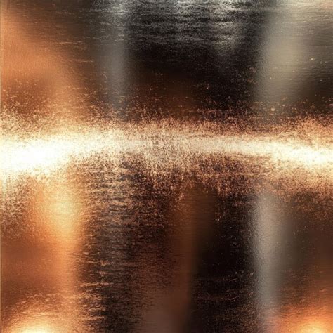 Shiny Metallic Surface With Lustrous Copper Finish Premium Ai