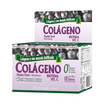 Natural Freshly Col Geno Hidrolizado Biotina Vitamina C Caja X Gr