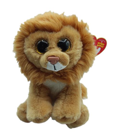 ty beanie baby toy louie  lion plush  glitter eyes stuffed