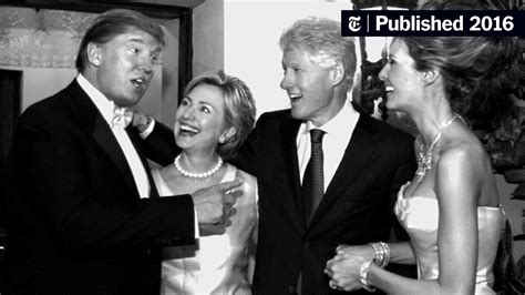 When Hillary And Donald Were Friends The New York Times