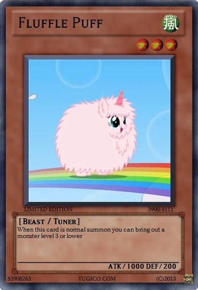 Fluffle Puff Yu Gi Oh Card Fan Made Card By Mojo1985 On Deviantart