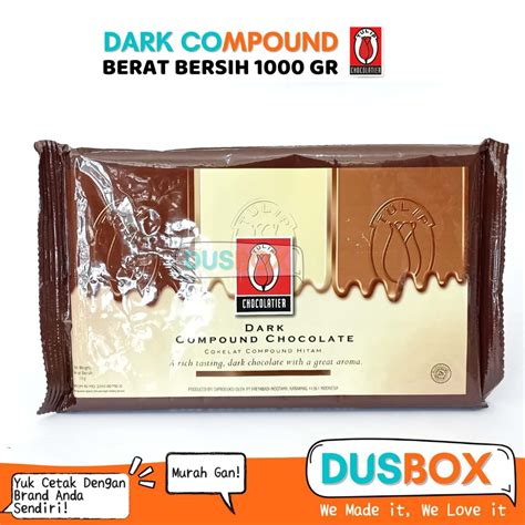 Jual Tulip Dark Compound Kg Coklat Batangan Dark Chocolate