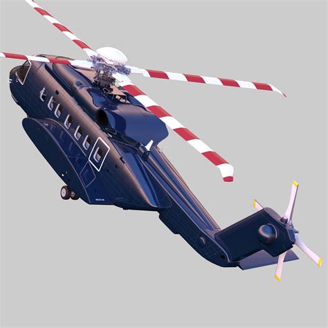 Sikorsky S 92 Helibus Private 3d Model 99 3ds C4d Fbx Obj Max