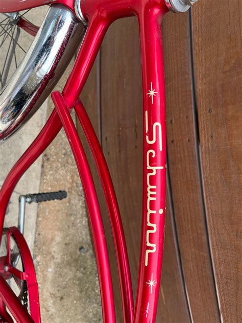 1970 Schwinn Typhoon Cruiser Beach Bike Vintage Red Bicycle Original S7 4601921745