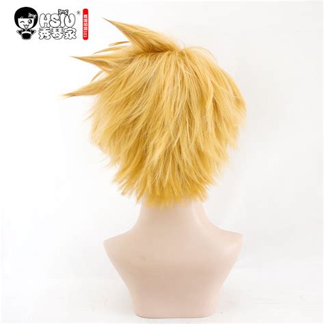 Hsiu High Kaminari Denki Cosplay Wig My Hero Academy Costume Play Wigs