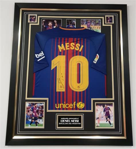 Lionel Messi Signed Barcelona Football Shirt Framed – Experience Epic