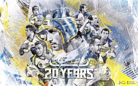 20 Years - North Queensland Cowboys Wallpaper by skythlee on DeviantArt