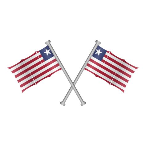 Liberia Flag Vector, Liberia, Flag, Liberia Day PNG and Vector with ...