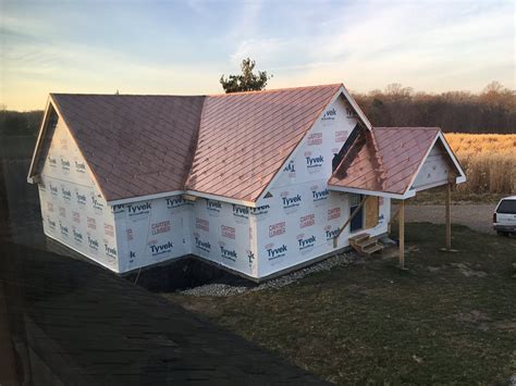 Beautiful Copper Shingle Roof With Snow Guards Spengler Industries