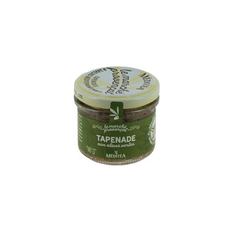 Tapenade Verte Meditea 90g Produits Tartinables Provence Mediterranee