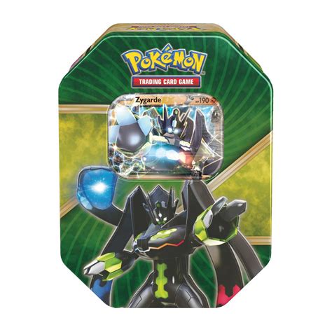 Pok Mon Tcg Shiny Kalos Tin Zygarde Ex Trading Cards