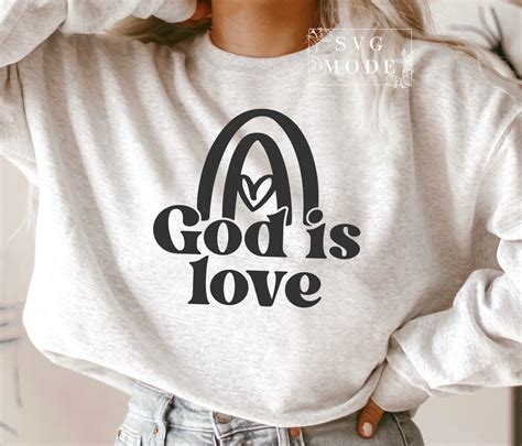 God Is Love Svg Png Pdf Christian Svg Religious Svg Faith Svg Jesus