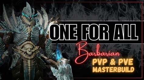 Allround Pve Pvp M Dps Barbarian Build For All Diablo Immortal Content