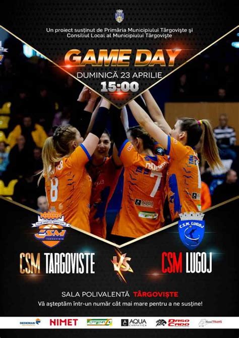 Game Day Volei Feminin Csm T Rgovi Te Csm Lugoj Riposta Pe Net