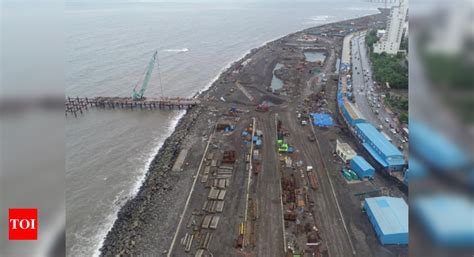 Mumbai Bmc Completes Per Cent Work On Coastal Road Project Mumbai