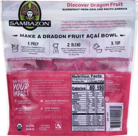 Sambazon® Dragon Fruit Cubes 12 Oz Kroger